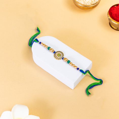 Abstract Single Rakhi (Shree Rakhi) Set of 1