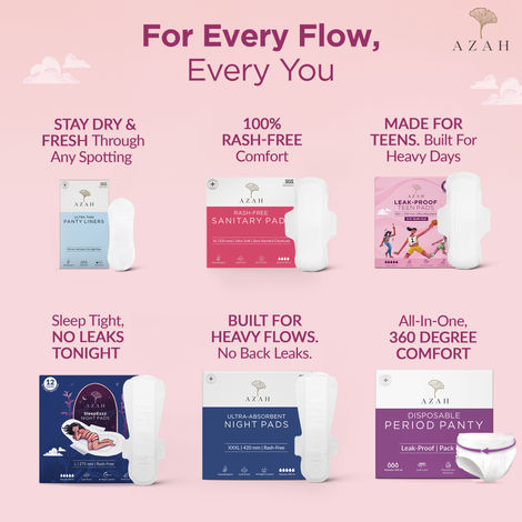 Azah Disposable Period Panty | Peach - L-XL