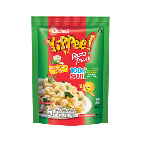 YiPPee! 100% Suji Sour Cream Onion Pasta Treat