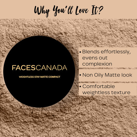Faces Canada Compact Powder - Ivory | Blends Effortlessly