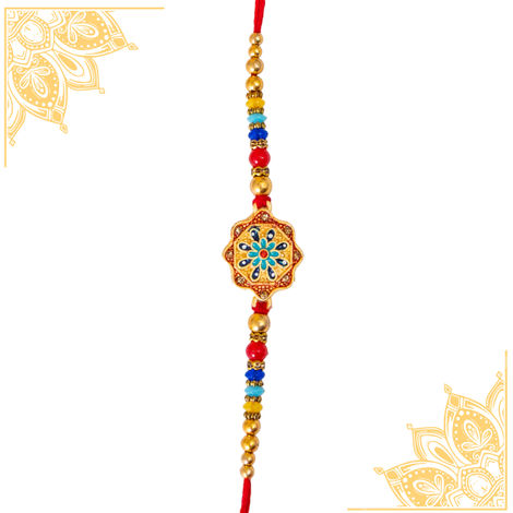 Meenakari Designer Rakhi (BANDHAN)
