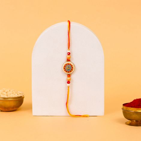 Abstract Single Religious Rakhi (Avyaan Rakhi) Set of 1