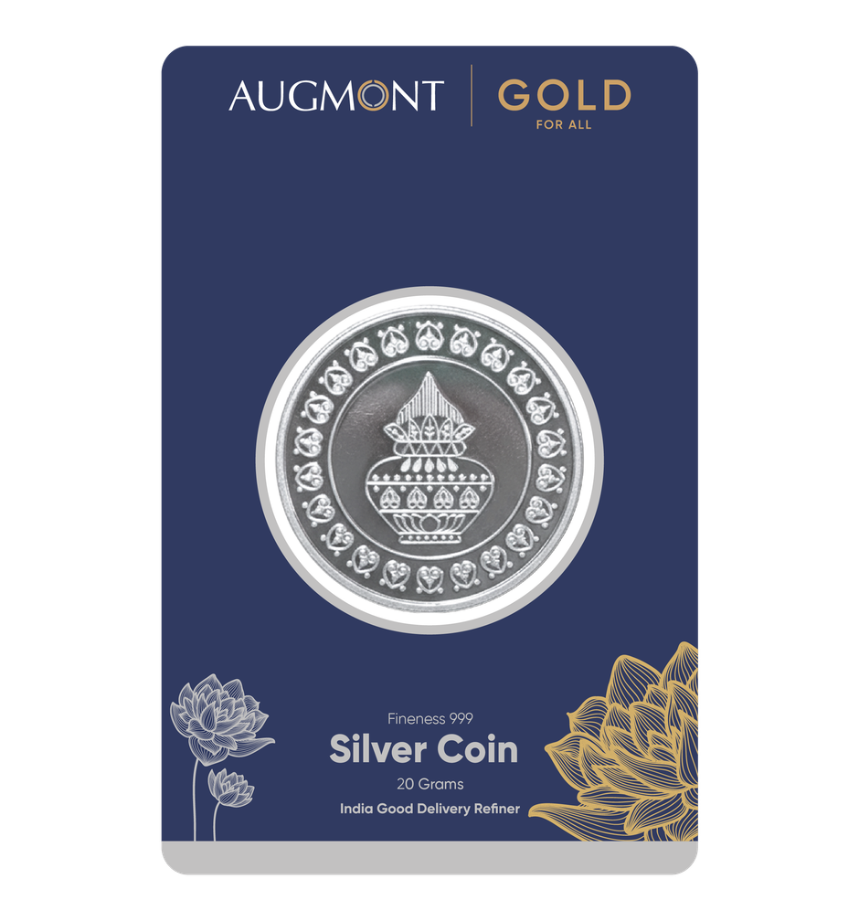 999 Pure Silver Coin | 20 g | Augmont