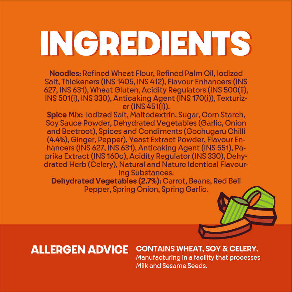 Gimi Gimi - K Curry - Veg Korean Ramen Noodles