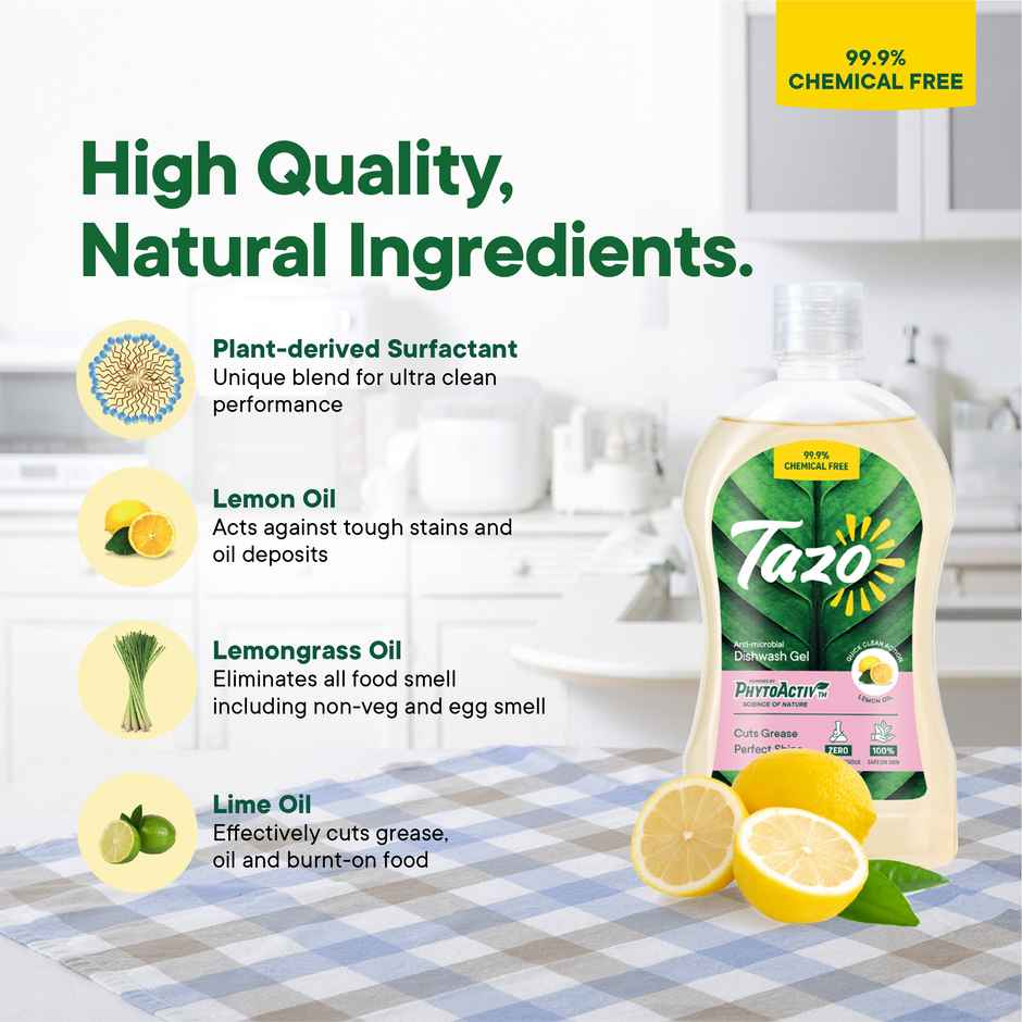 Tazo Phytoactiv Natural Dishwash Gel
