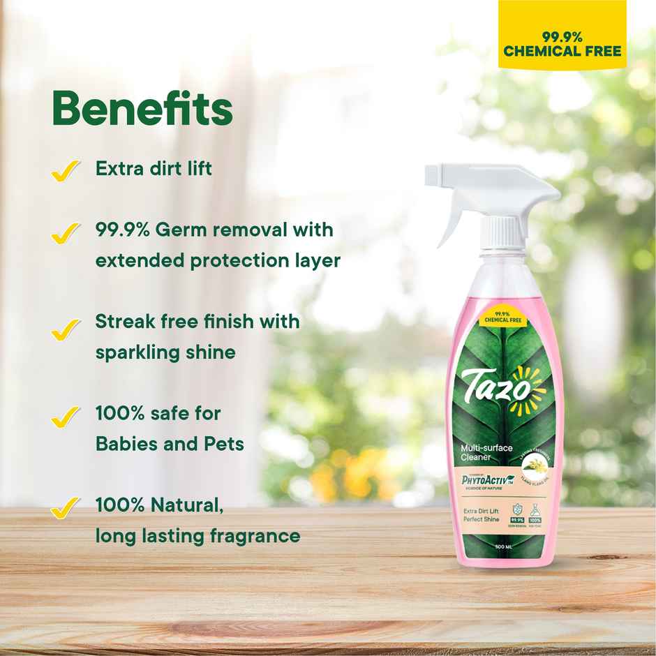 Tazo Natural Floor Cleaner and Natural Multi-Surface Cleaner