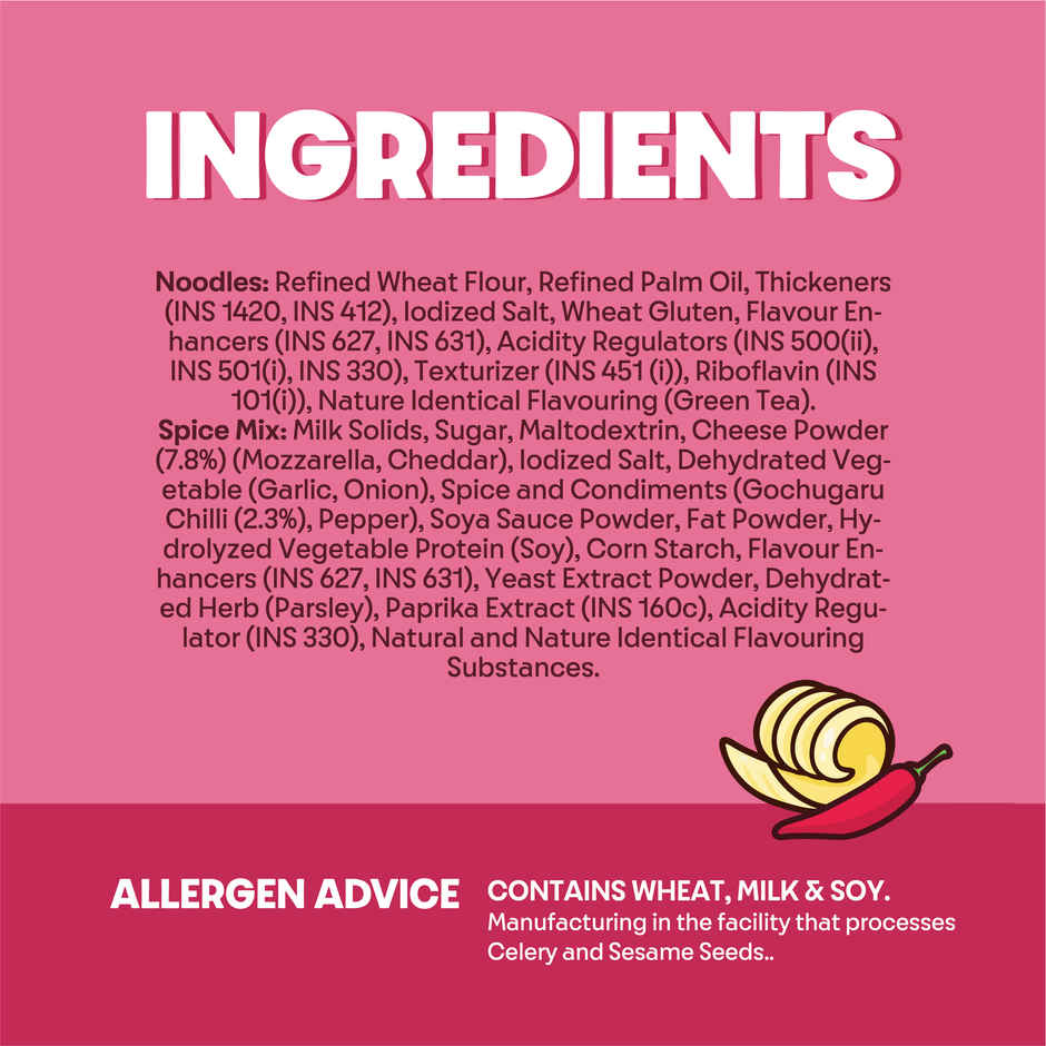 Gimi Gimi - Veg Carbonara - Veg Korean Ramen Noodles