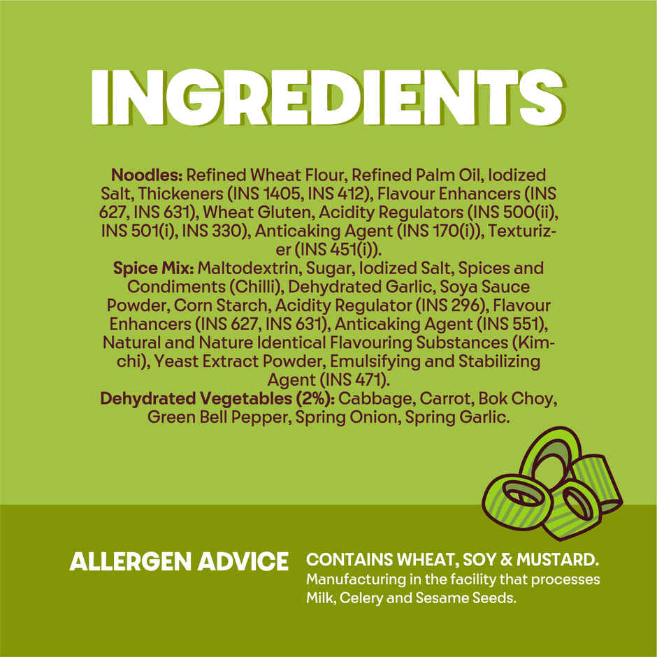 Gimi Gimi - Killer Kimchi - Veg Korean Ramen Noodles