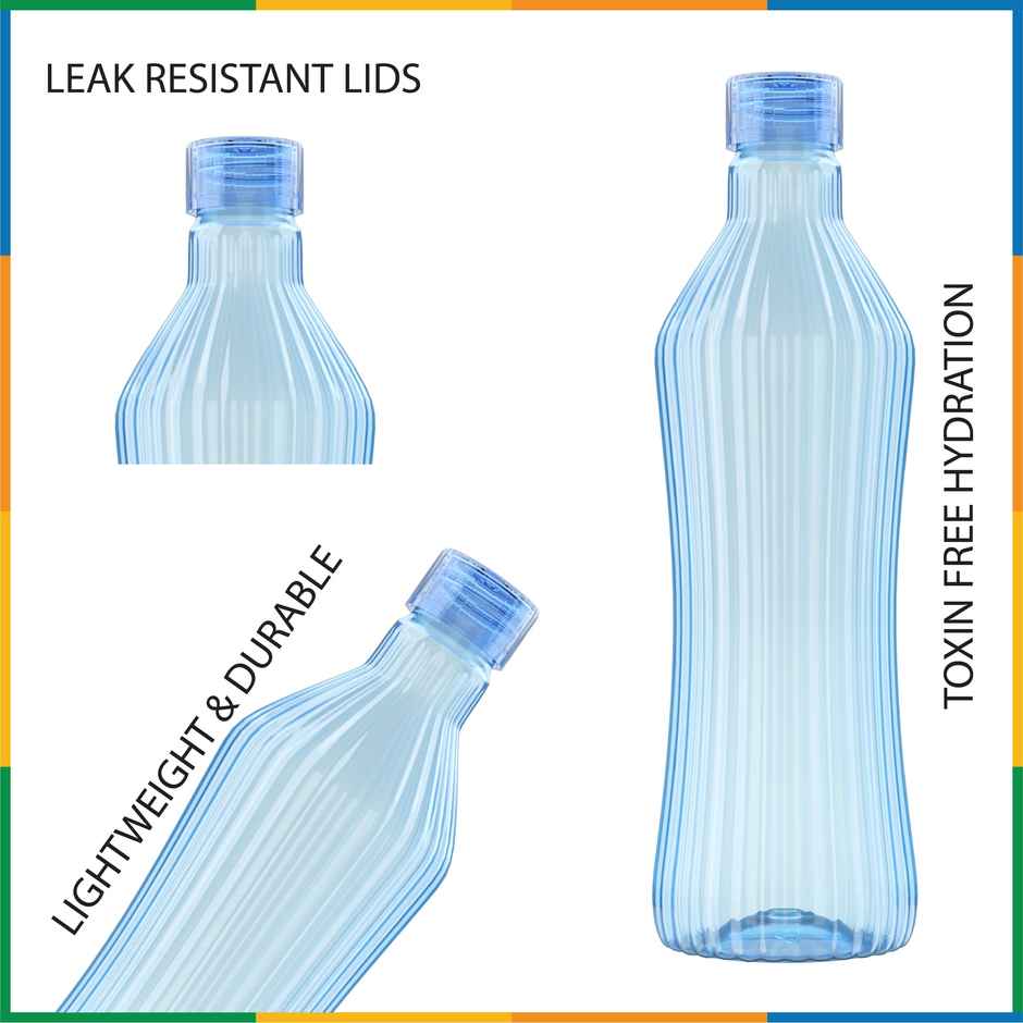 Kolorr Oscar Bottle 1L | Blue a sleek and portable bottle | perfect for work or travel