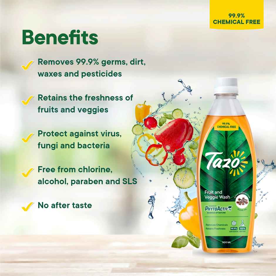 Tazo Natural Fruit And Veggie Wash