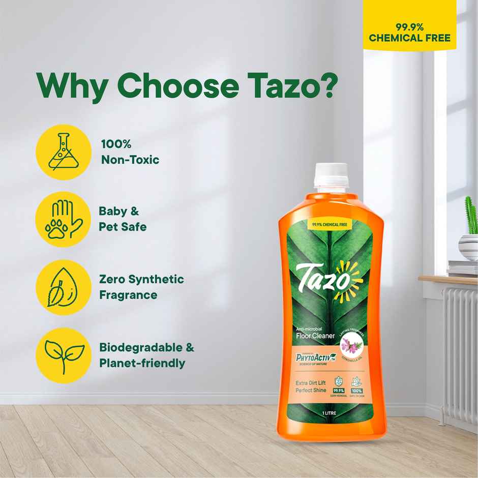 Tazo Natural Floor Cleaner and Natural Multi-Surface Cleaner