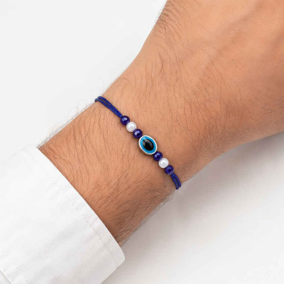 Evil Eye Rakhi Greeting Card | Hug Card | Pack of 1 | Happy Mail
