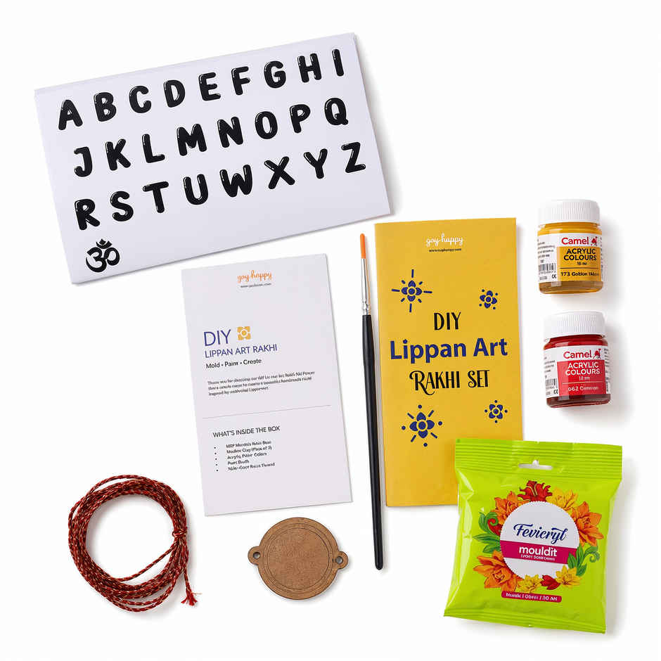 DIY Lippan Art Rakhi Kit | Oye Happy
