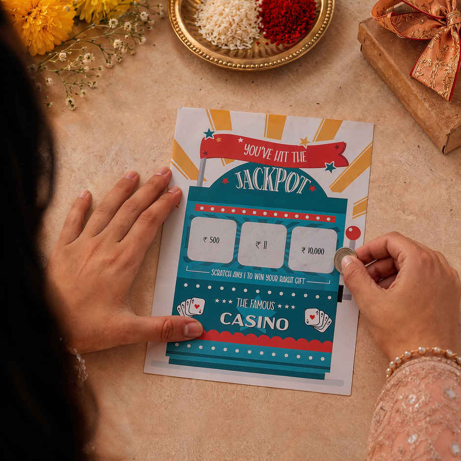 Rakhi Jackpot Scratch Card | Oye Happy