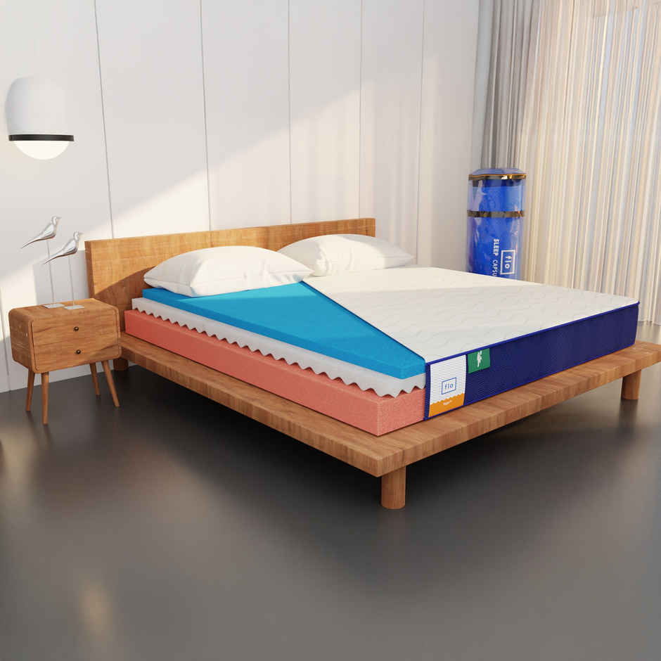 Flo Ortho Mattress Sleep Well with our Mattress | 6 inch Mattress in King Size (72 x 72 x 6 inch)