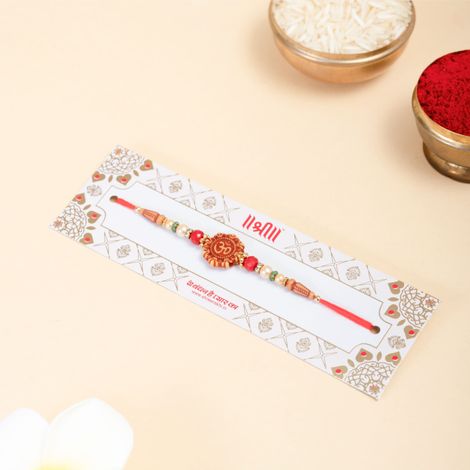 Religious Single Om Dori Rakhi (Shree Rakhi) Set of 1