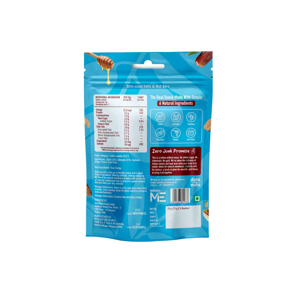 PRO.FITNESS Date Me Nuts - Dates | Almonds | Cashews | Pistachios | Honey