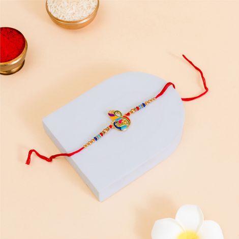 Peacock Designer Colorful Rakhi For Brothers (BANDHAN)