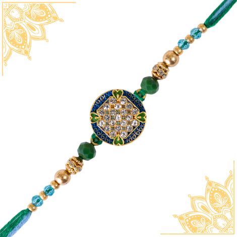 Abstract Single Rakhi (Shree Rakhi) Set of 1