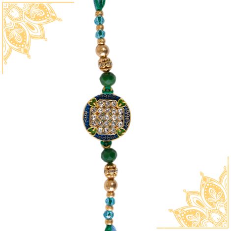 Abstract Single Rakhi (Shree Rakhi) Set of 1