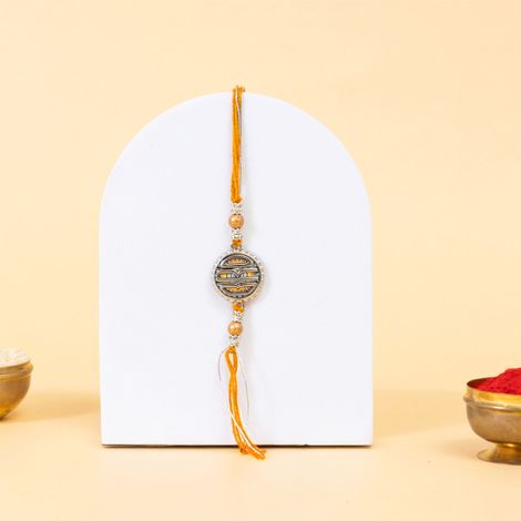 Abstract Single BRO Rakhi (Shree Rakhi) Set of 1