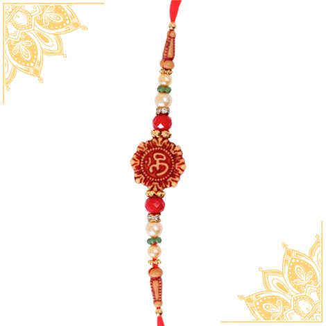 Religious Single Om Dori Rakhi (Shree Rakhi) Set of 1