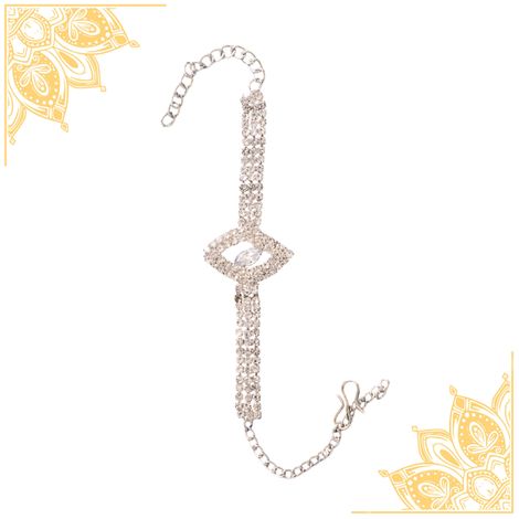 American Diamond Latest Designer Bracelet Rakhi (BANDHAN)