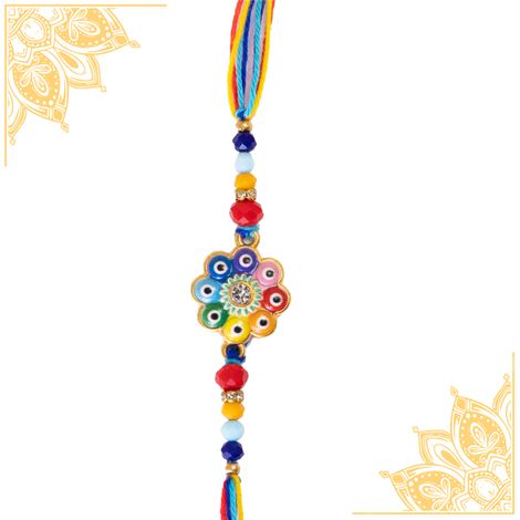 Abstract Single Rakhi (Shree Rakhi) Set of 1