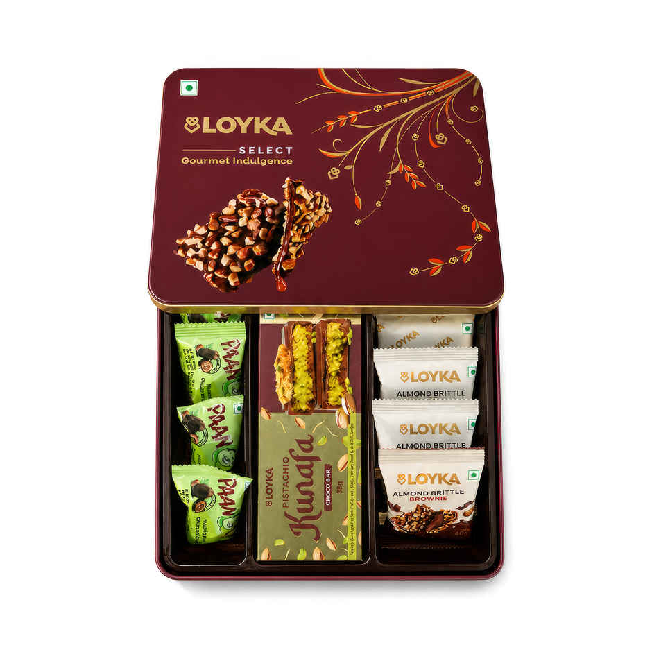 Loyka Majestic Maroon Tin Gift Box
