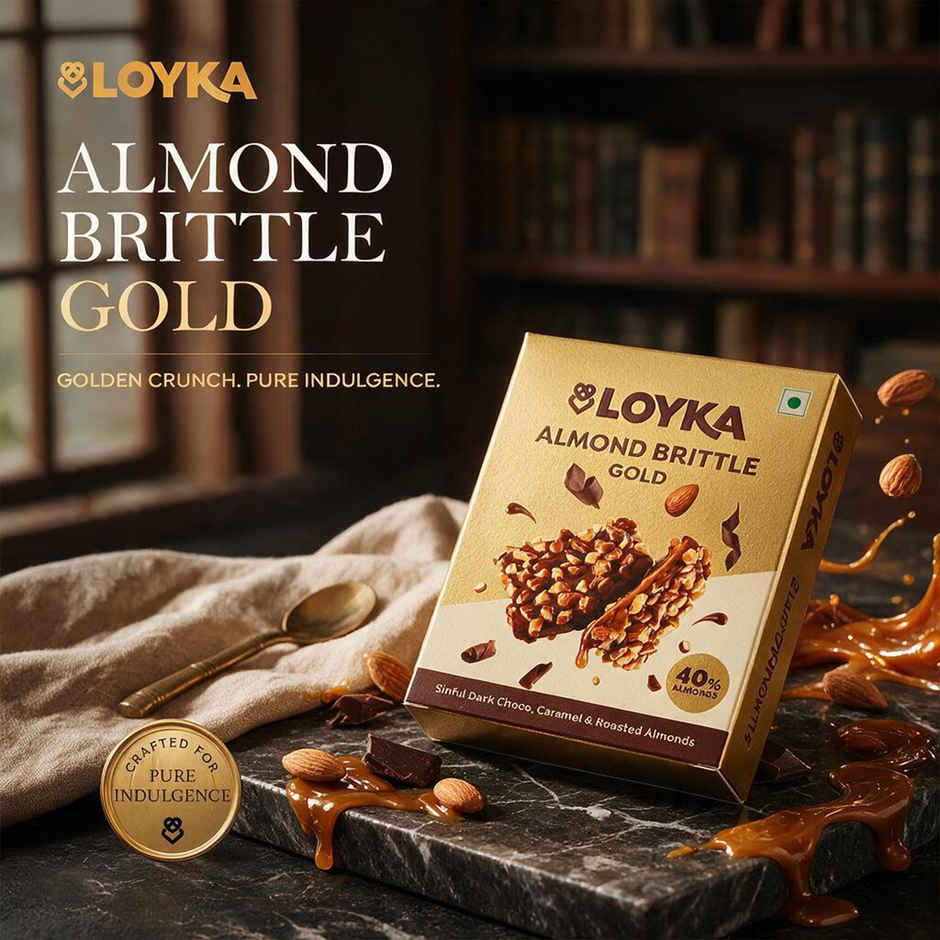 Loyka Almond Brittle Gold