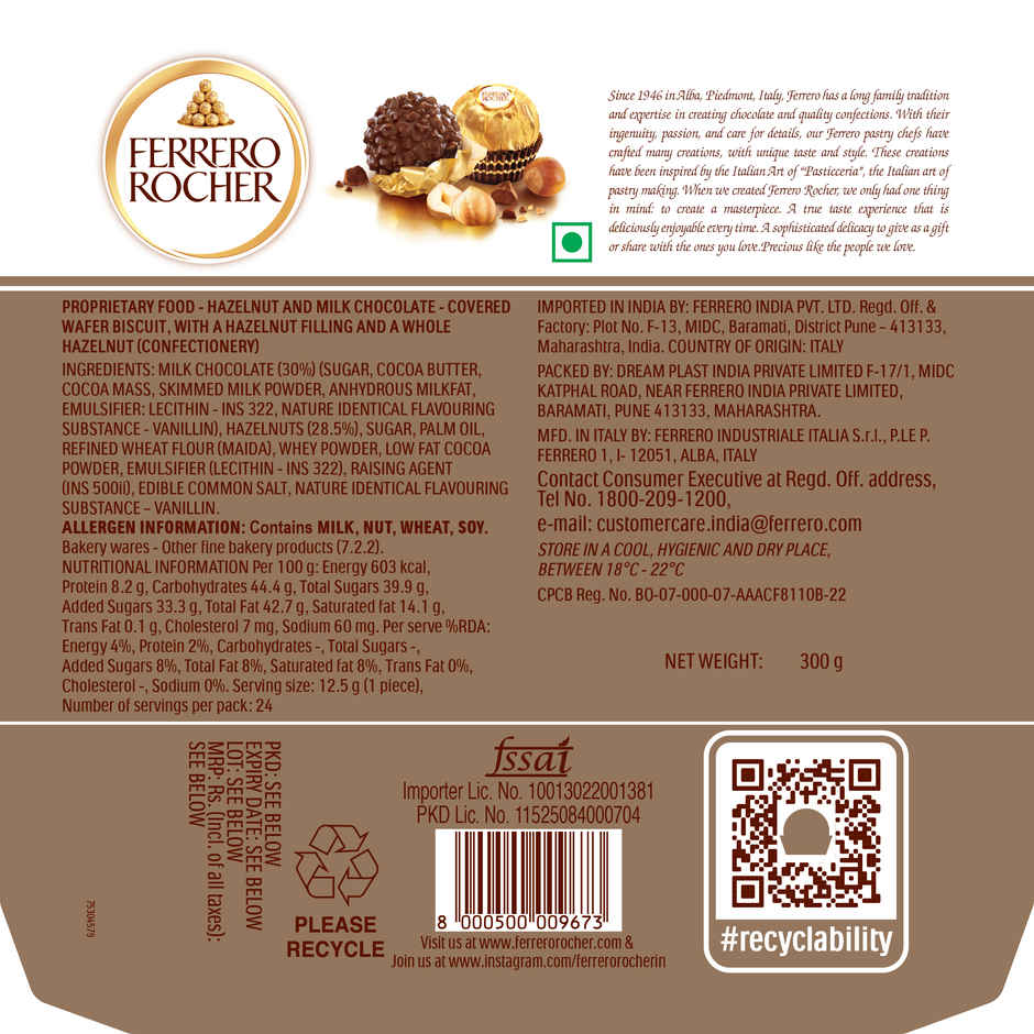 Ferrero Rocher Premium Chocolates Gift Pack