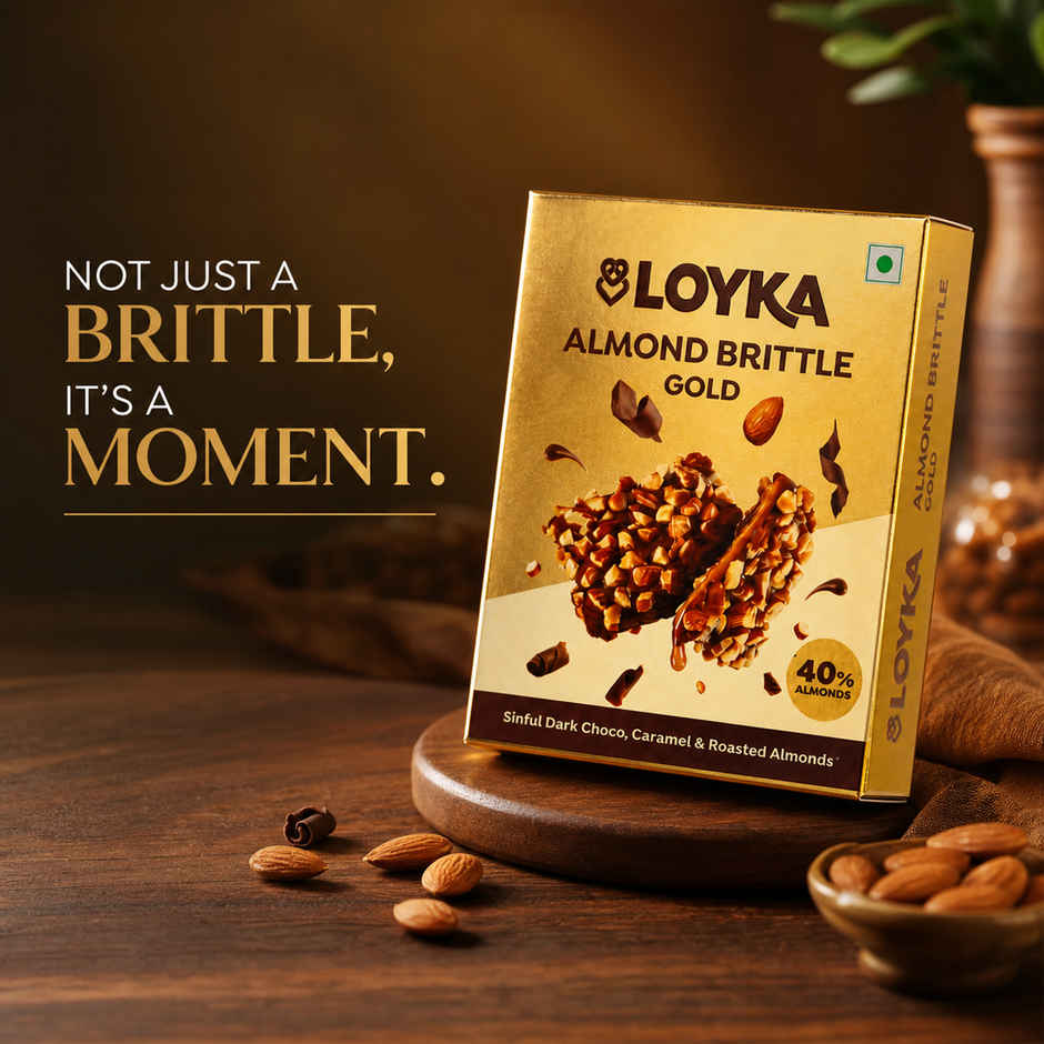 Loyka Almond Brittle Gold