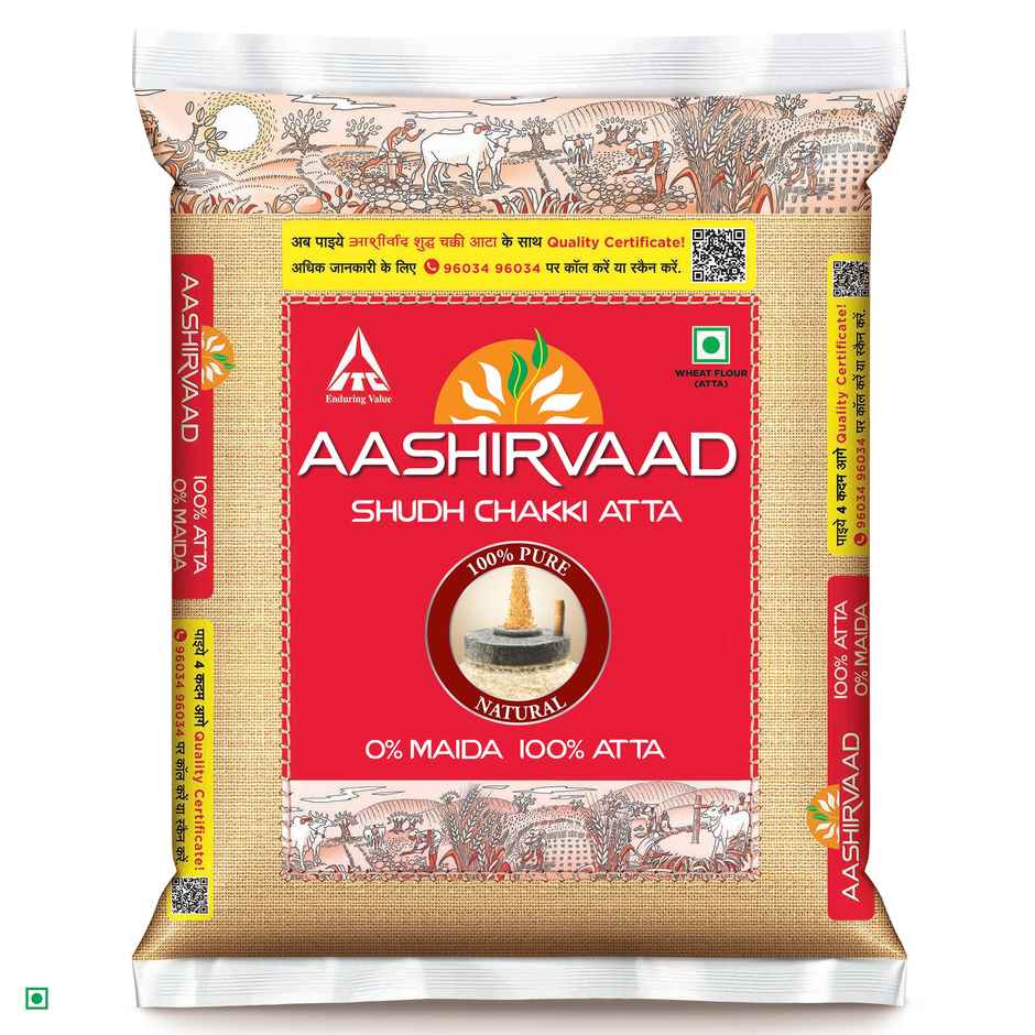 Aashirvaad Shudh Chakki Atta | Pure Atta 0% Maida