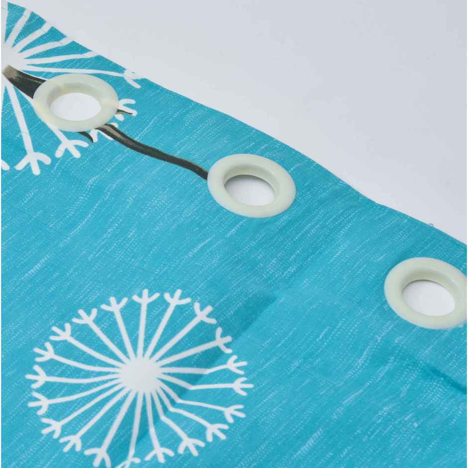BAY6 Polyester Door Curtains - Set of 2 - (7x4 ft) - Light Blue