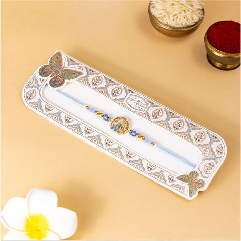 Abstract Single Religious Rakhi (Avyaan Rakhi) Set of 1