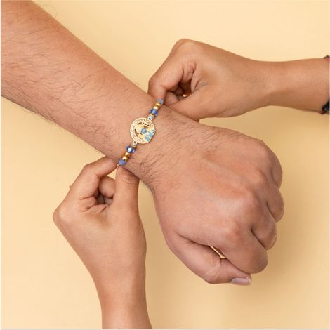 Abstract Single Religious Rakhi (Avyaan Rakhi) Set of 1