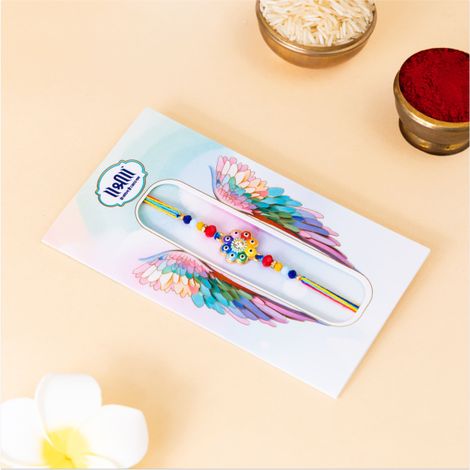 Abstract Single Rakhi (Shree Rakhi) Set of 1