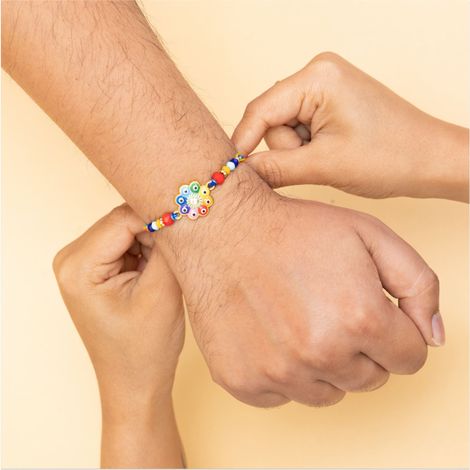 Abstract Single Rakhi (Shree Rakhi) Set of 1