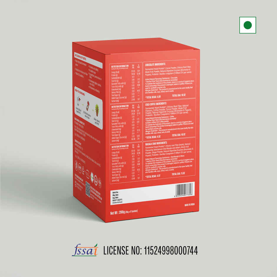 SuperYou Pro Fermented Yeast Protein- Assorted Box | 24g Protein per sachet