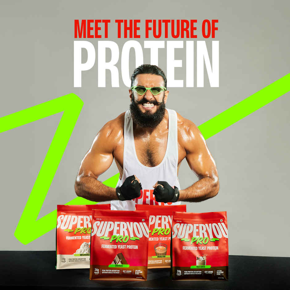 SuperYou Pro Fermented Yeast Protein- Chocolate | 24g Protein Per Scoop