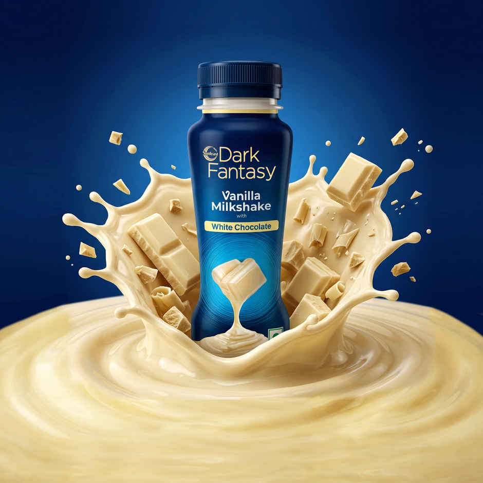 Sunfeast Dark Fantasy Vanilla Milkshake With White Chocolate Combo