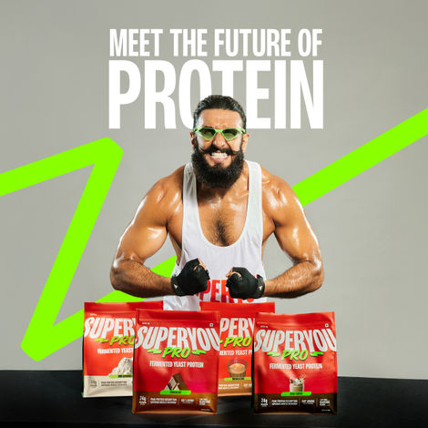 SuperYou Pro Fermented Yeast Protein- Coffee | 24g Protein | 4.92g BCAA