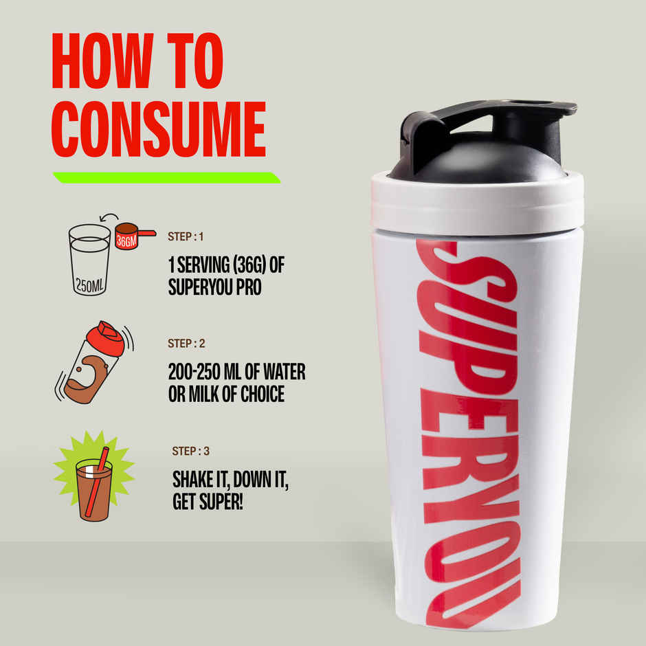 SuperYou Pro Fermented Yeast Protein- Coffee | 24g Protein Per Scoop