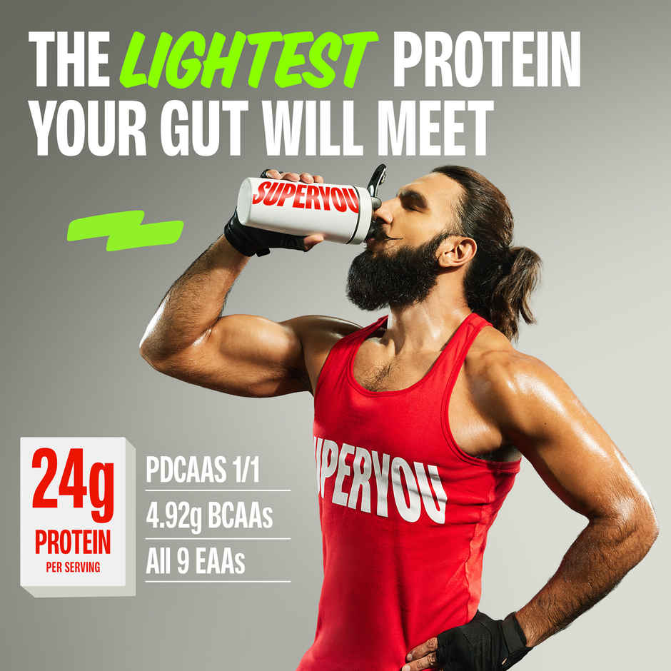 SuperYou Pro Fermented Yeast Protein- Coffee | 24g Protein Per Scoop Combo  