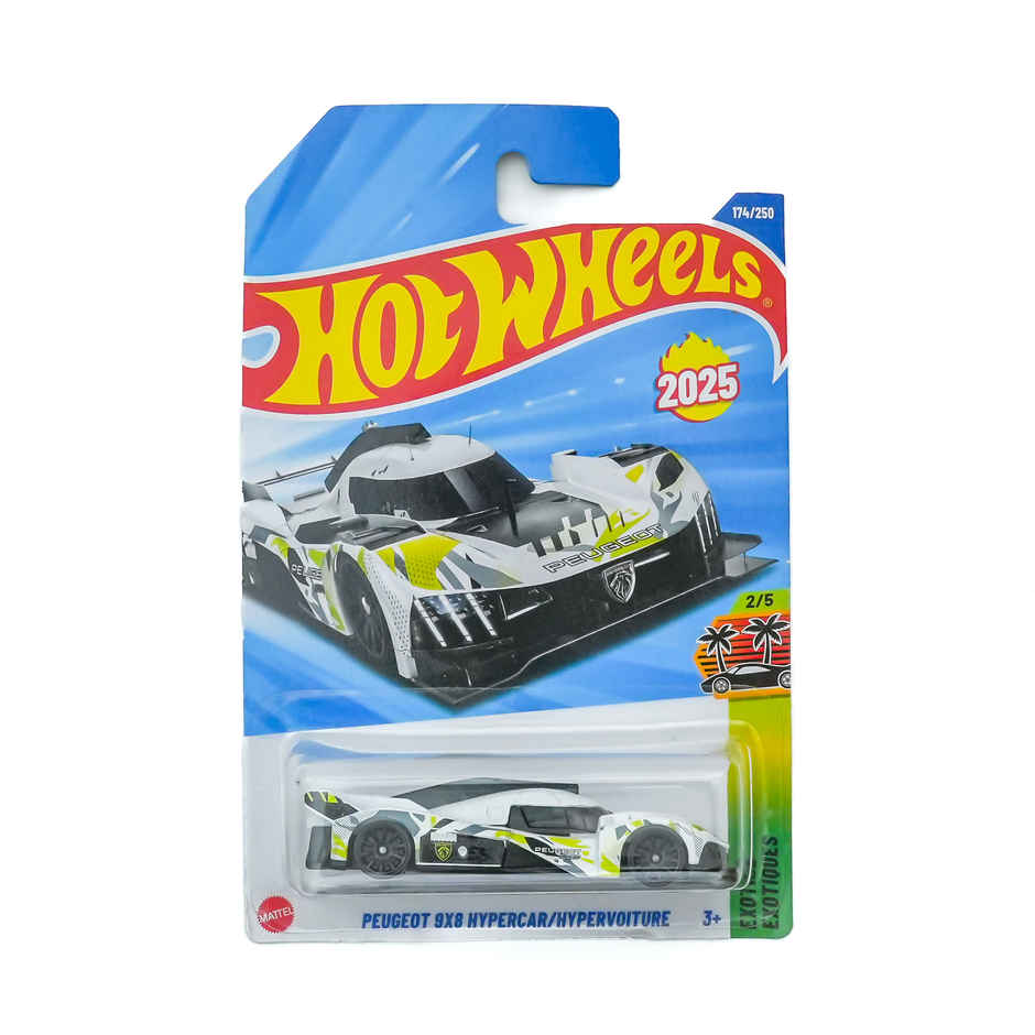 Hot Wheels Worldwide Basic Car | Hw Peugeot 9X8 Lm Hypercar Toy Car For Kids & Collectors