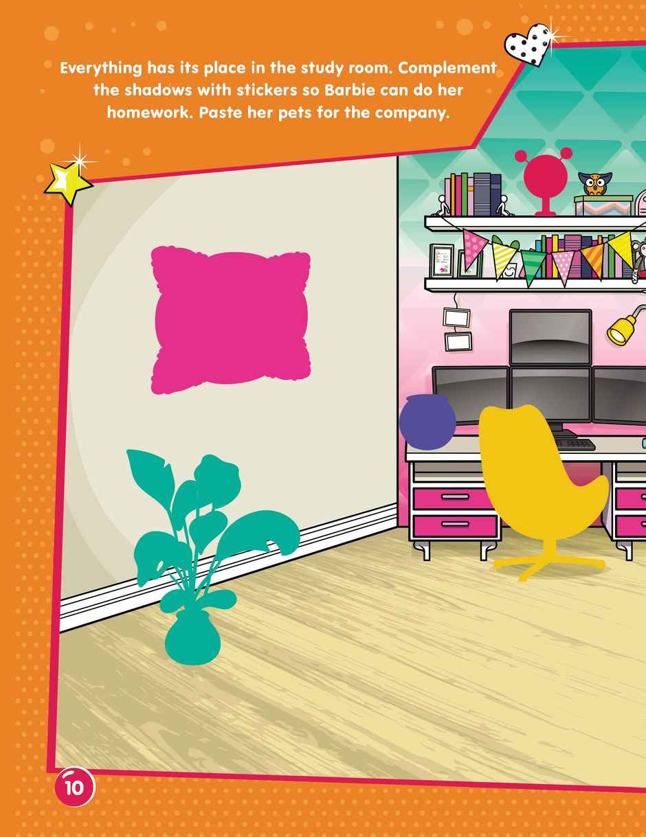 Dreamland Barbie Dreamhouse Adventures Sticker Activity Book | 16 Pages