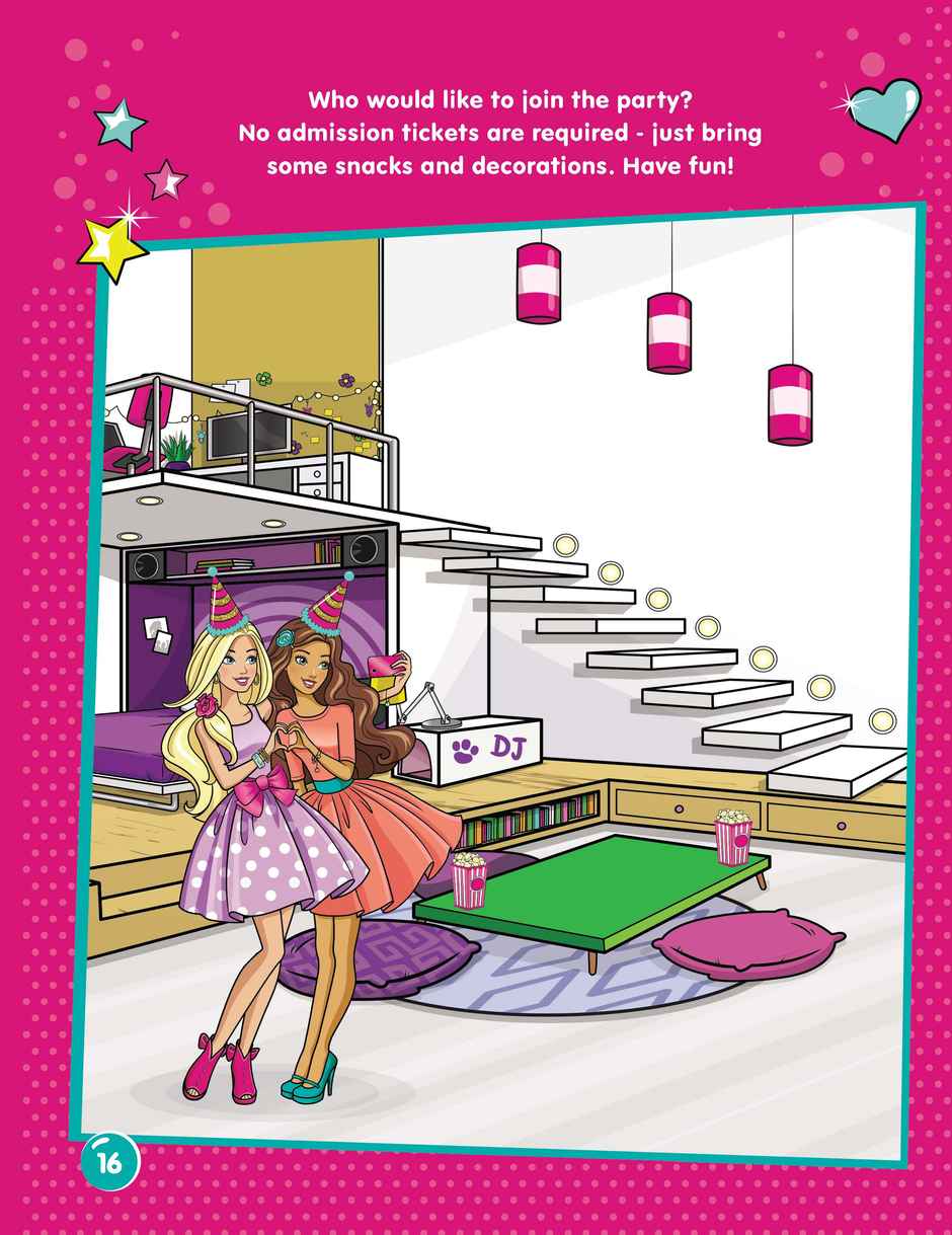 Dreamland Barbie Dreamhouse Adventures Sticker Activity Book | 16 Pages