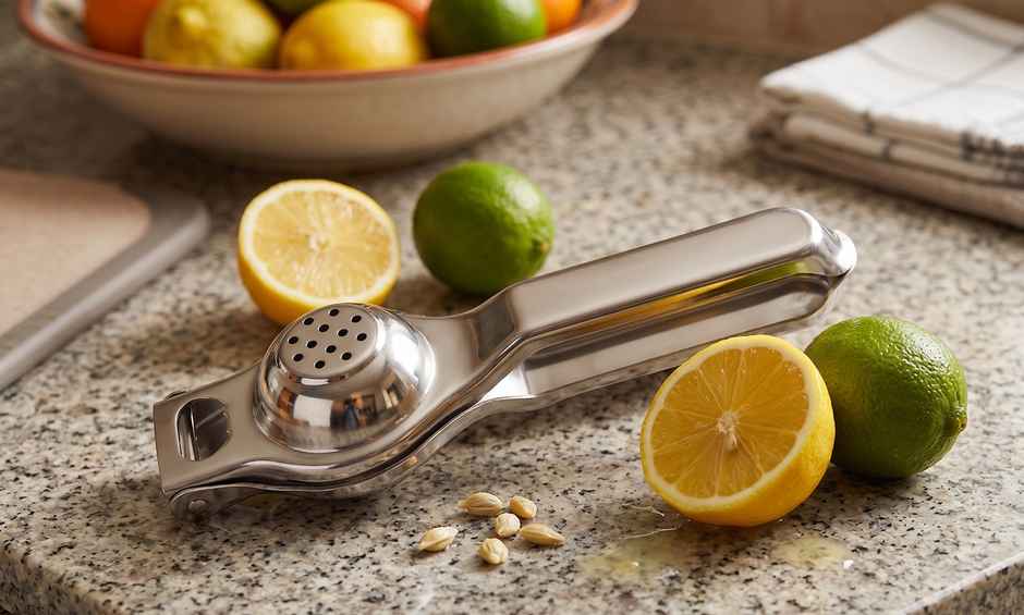 Everest Stainless Steel Lemon Squeezer with Opener