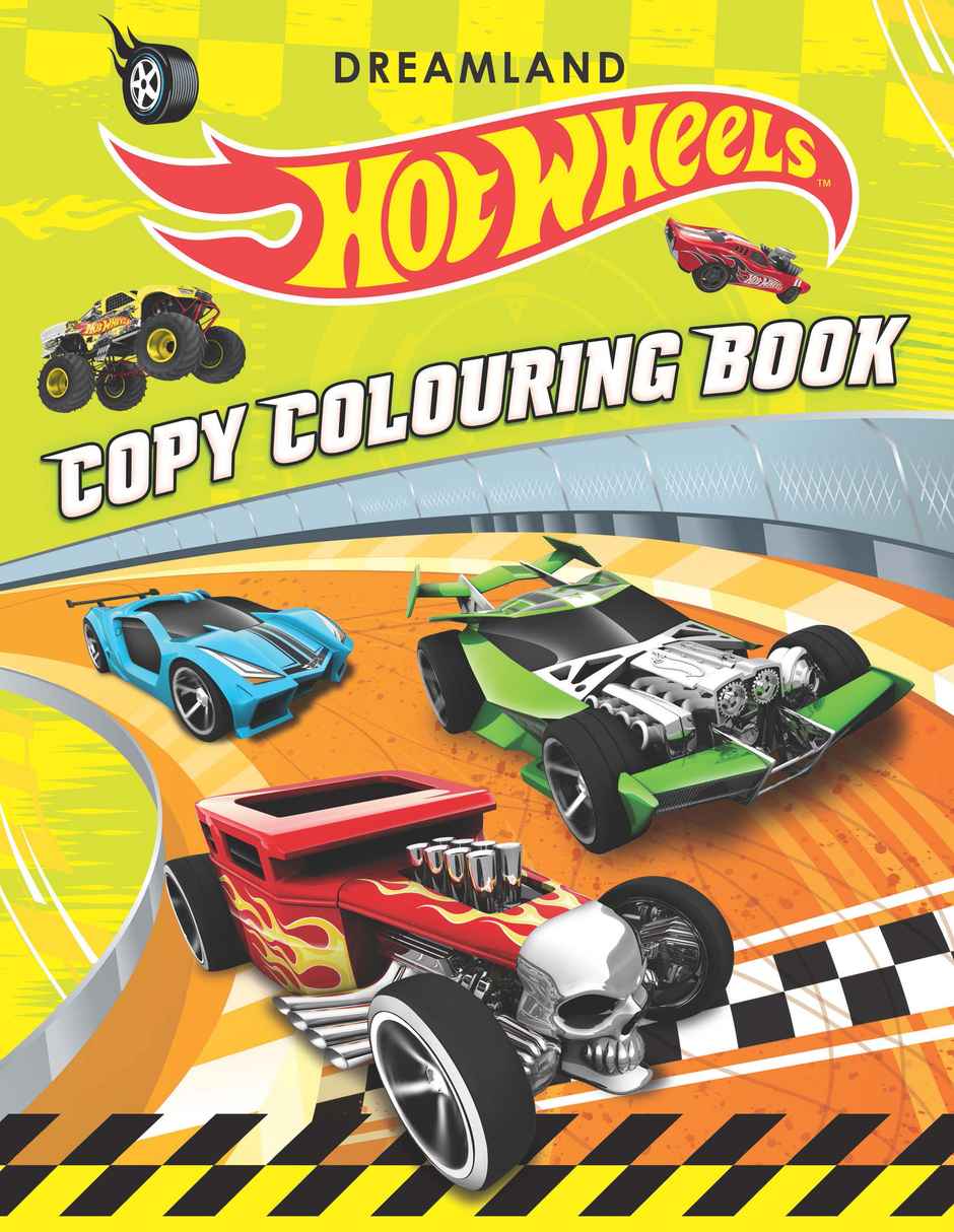 Hot Wheels Copy Colouring Book for Kids