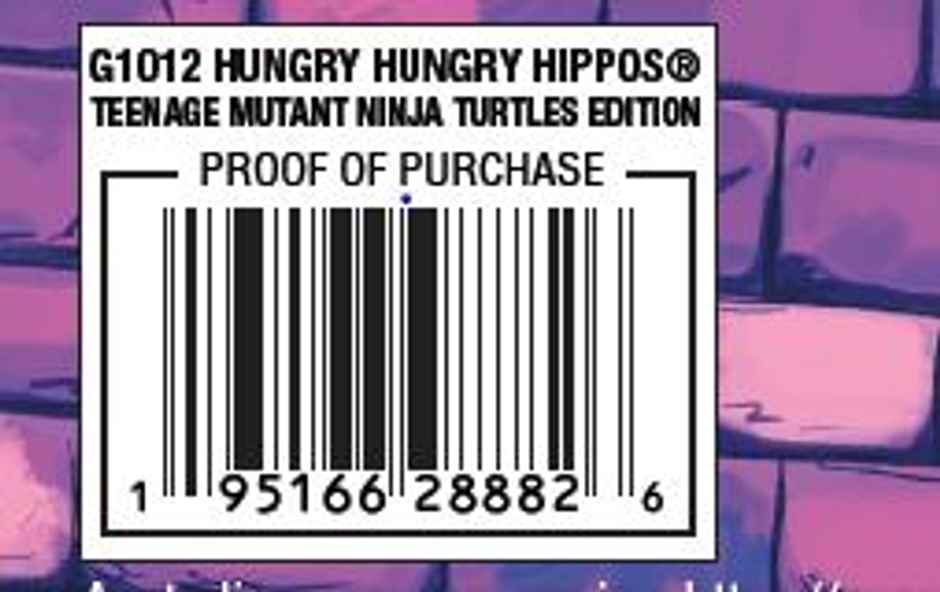 Hasbro Hungry Hungry Hippos Teenage Mutant Ninja Turtles